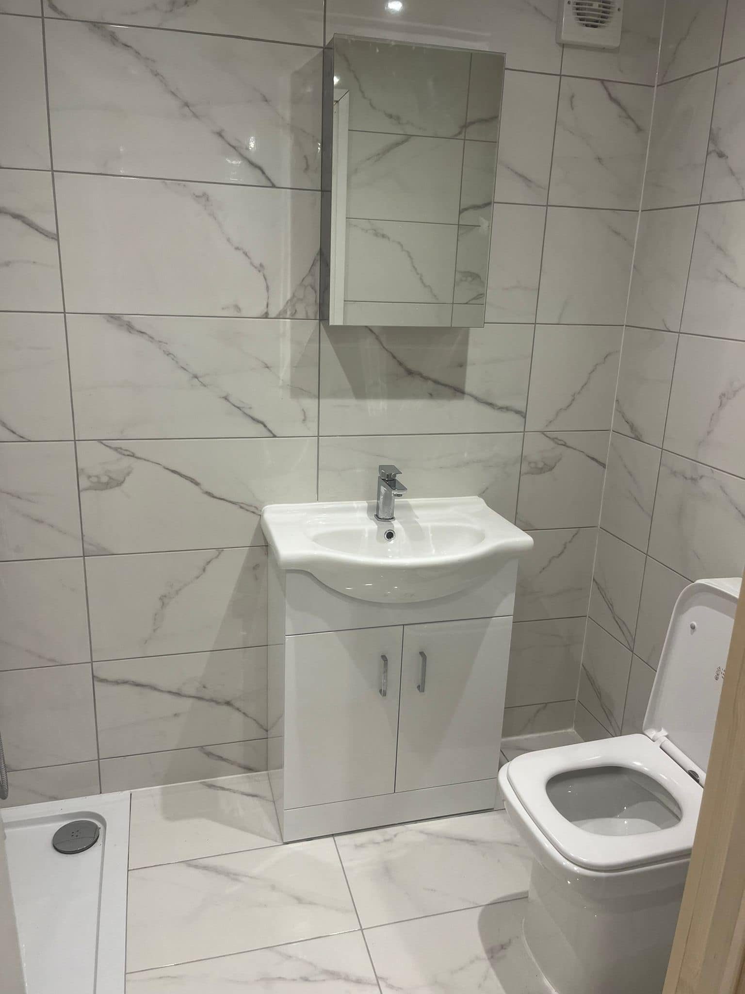 Renovated bathroom